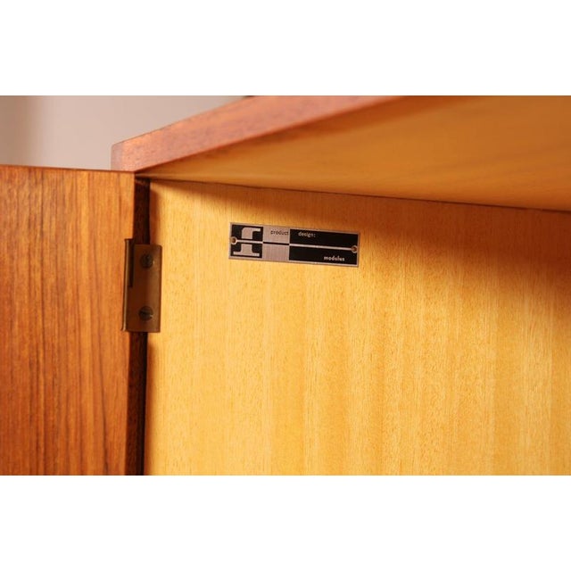 Long Mid-Century Modulus Sideboard in Teak from Fristho, Netherlands, 1960s For Sale - Image 18 of 18