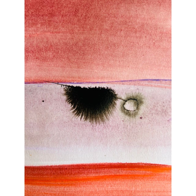 Erik Sulander Original Acrylic Painting by Erik Sulander on Paper, Signed on Reverse. For Sale - Image 4 of 4