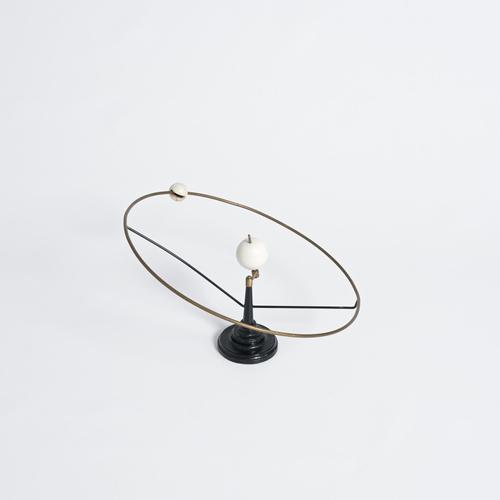 Metal Planetary Orbit in Metal and Brass For Sale - Image 7 of 18