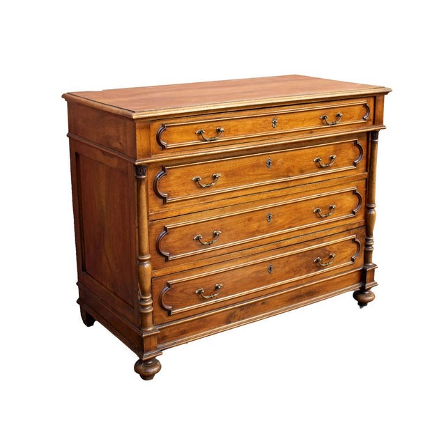 Chest of Drawers in Walnut For Sale - Image 11 of 11