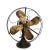 1910s General Electric Oscillating Brass Blade Fan For Sale - Image 5 of 5