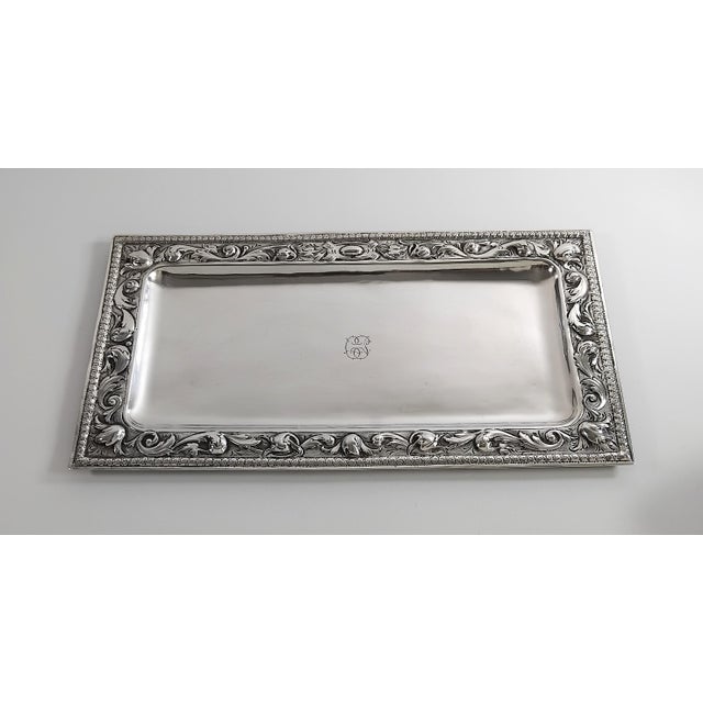 1910s 1910s Sterling Silver Tray For Sale - Image 5 of 9
