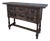 Spanish Hand Carved Console With Two Drawers, 1930s For Sale