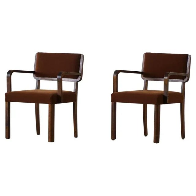 Mid-Century Modern Armchairs in the style of Alvar Aalto, Finland, 1950s, Set of 2 For Sale - Image 15 of 15