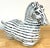 Pair Italian Mid-Century Modern Glazed Pottery Zebra Style of Raymor For Sale In West Palm - Image 6 of 12