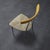 Wood Postmodern Dining Chairs in Metal and Wood with Rattan Seats, 1990s, Set of 4 For Sale - Image 7 of 9