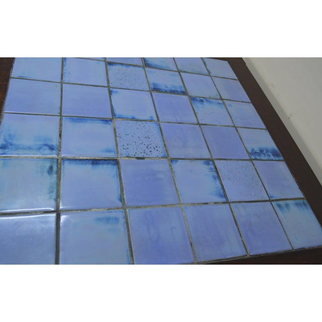 Brown Stickley Arts and Crafts Tile Top Dining Table For Sale - Image 8 of 11