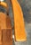 Silver Mid Century Modern Auluminum Wood and Cow Hide Chairs -Set of 3 For Sale - Image 8 of 8