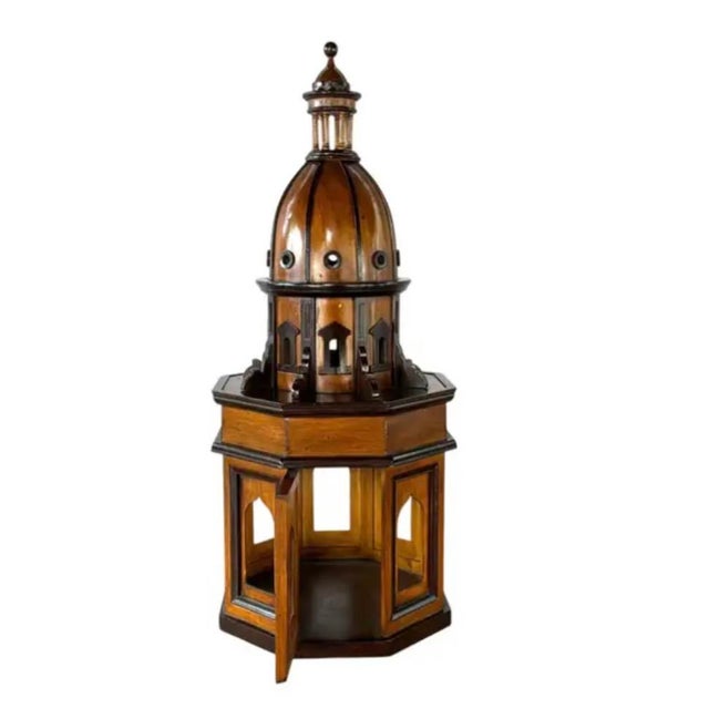 Italian Renaissance Style Wooden Architectural Model of Domed Church For Sale - Image 12 of 15