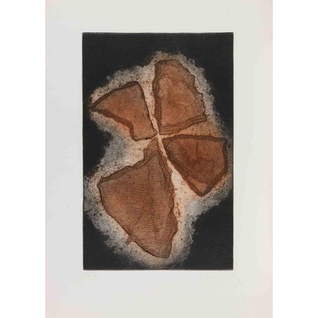 Rinaldo Capaldi, Abstract Composition, Etching, 1991 For Sale - Image 3 of 3