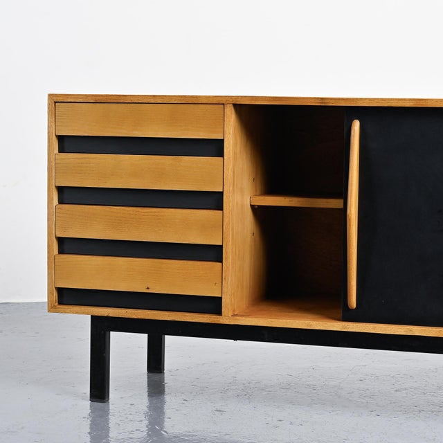 Ash Cansado Sideboard attributed to Charlotte Perriand for Steph Simon, 1960 For Sale - Image 8 of 18