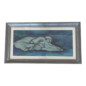 Vintage Pastel by Iris Duke 1980