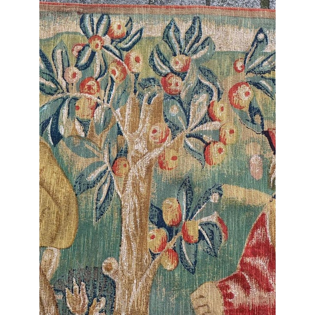 French Tapestry Screenprinted by Hand, 1970s For Sale - Image 15 of 18