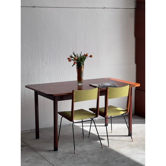 Wood Vintage Extandable Table in Teak, 1960s For Sale - Image 7 of 18