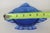 Hazel Atlas Cobalt Blue Angel Fish Bowl Depression Glass Ashtray Dish 4888b For Sale - Image 12 of 12