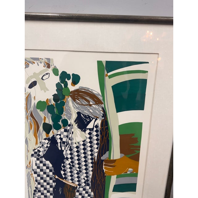 Yukihiko Tajima “The Bon Festival” Limited Edition Serigraph, 58/75 For Sale - Image 11 of 12