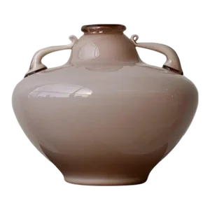 Rare Art Deco Blown Art Glass Vase Designed by Napoleone Martinuzzi, Circa 1935
