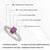 Dainty 0.69 Ct Octagon Ruby & Diamond Three Stone Ring in 925 Sterling Silver Size 6 For Sale - Image 11 of 14