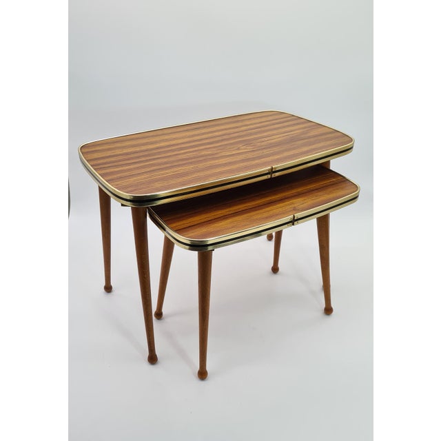 Vintage Nesting Tables, 1960s, Set of 2 For Sale - Image 4 of 10