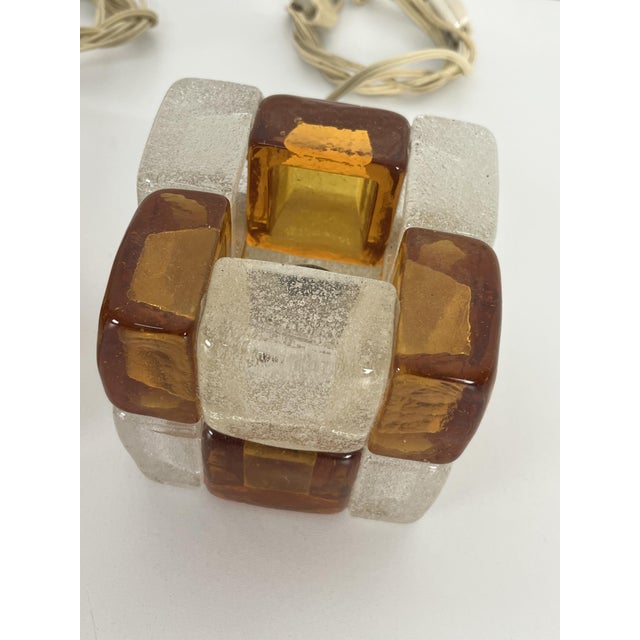 Murano Glass Table Lamps attributed to Albano Poli for Poliarte, 1970s, Set of 2 For Sale - Image 15 of 18