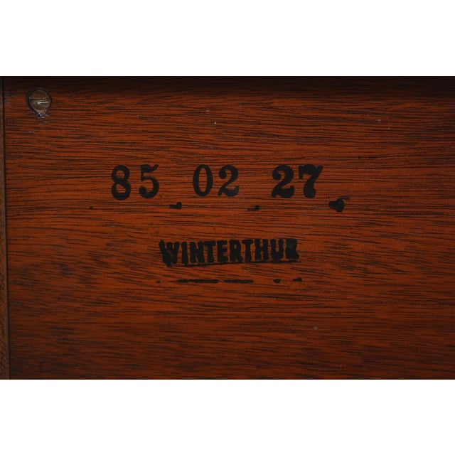 Kindel Mahogany Serpentine Front 4 Drawer Chest For Sale - Image 11 of 12