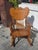 1890s Antique Oak Victorian Rocking Chair Larger Seat For Sale - Image 10 of 12