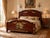 This impressive European-made bedframe dates to approximately 1950 and reflects the elegance of the Louis XVI Revival...