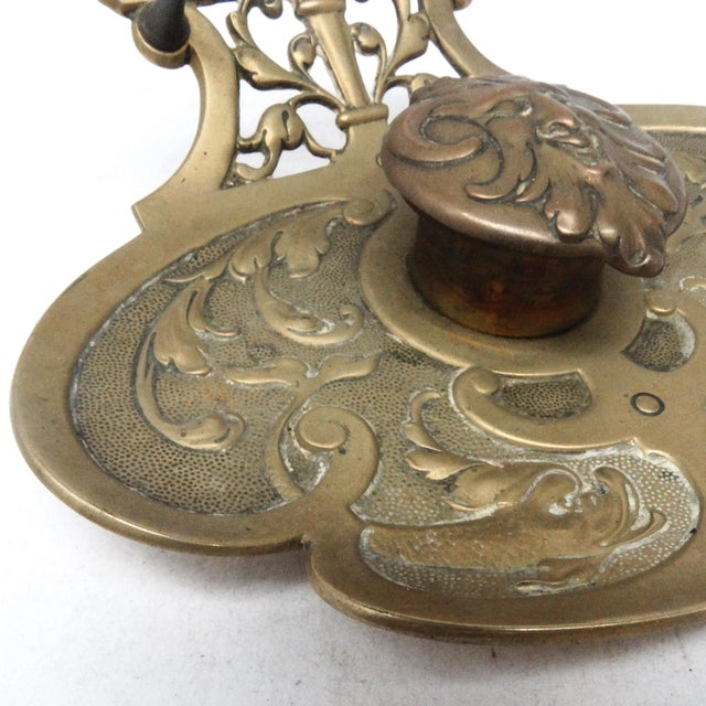 Art Nouveau Inkwell, Germany, 1890s For Sale - Image 6 of 9