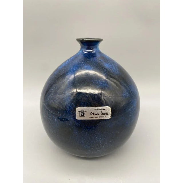Glazed Ceramic Vase by Federico Simone for Casarte, Italy, 1970s For Sale - Image 10 of 10