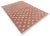 Handmade Cotton Vegetable Dyed Reversible Leaf Pattern Area Rug, Tan and White - 9'x12' For Sale - Image 11 of 11