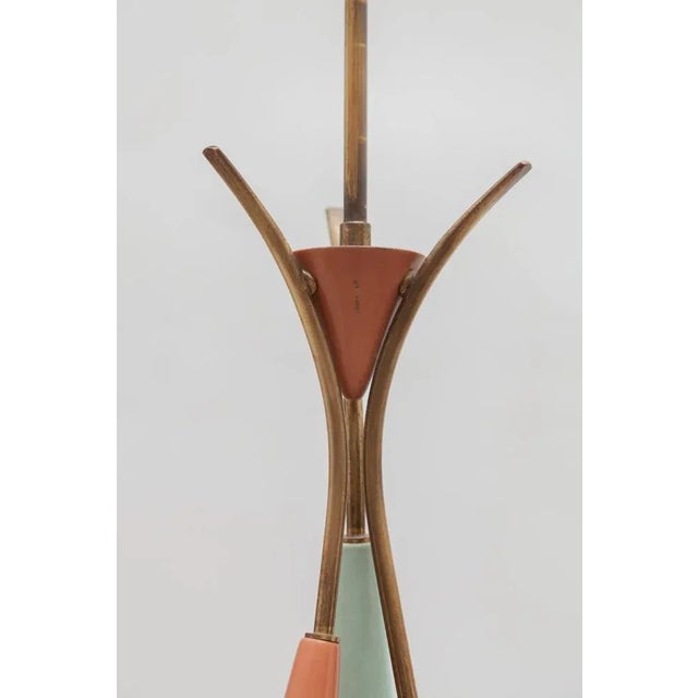 Tricolor Sputnik Cluster Pendant, 1950s For Sale - Image 6 of 9