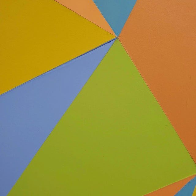 Plastic "Spring Vibes" Contemporary Original Geometric Abstract Sculpture by Sassoon Kosian For Sale - Image 7 of 8