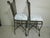 1980s Vintage Metal Bronze Gray Barstool Not Swivel Upholstered Seat Set of 2 For Sale In Naples, FL - Image 6 of 7