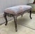 2010s Panache Designs Carved & Silver Leafed Baroque Bench For Sale - Image 5 of 6