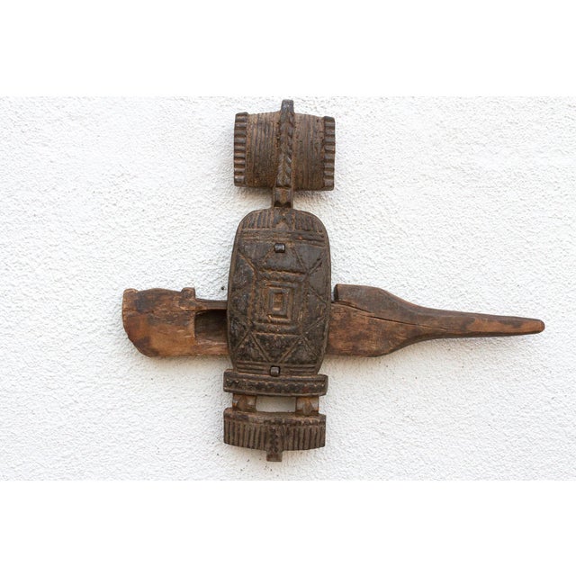 African Antique Songye Door Lock Wall Art For Sale - Image 3 of 7
