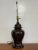 Ceramic Pair Vintage Brown Ceramic Ginger Jar Table Lamps Hollywood Regency MCM Style For Sale - Image 7 of 16
