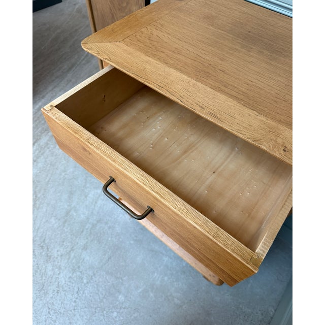 Small Vintage Chest of Drawers in Oak, 1960s For Sale - Image 9 of 15