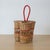 1950s French Wicker Wine Bottle Holder For Sale - Image 4 of 13