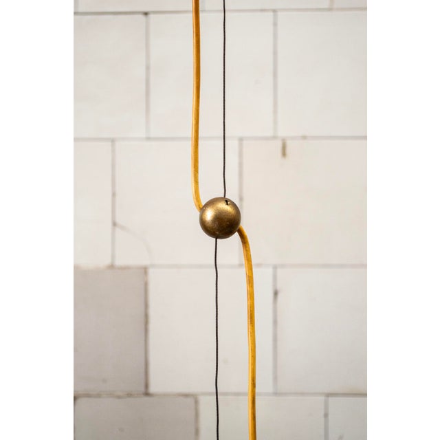 Stilnovo Model 1238 Pendant Lamp in Aluminum and Glass from Stilnovo, Italy, 1960s For Sale - Image 4 of 6
