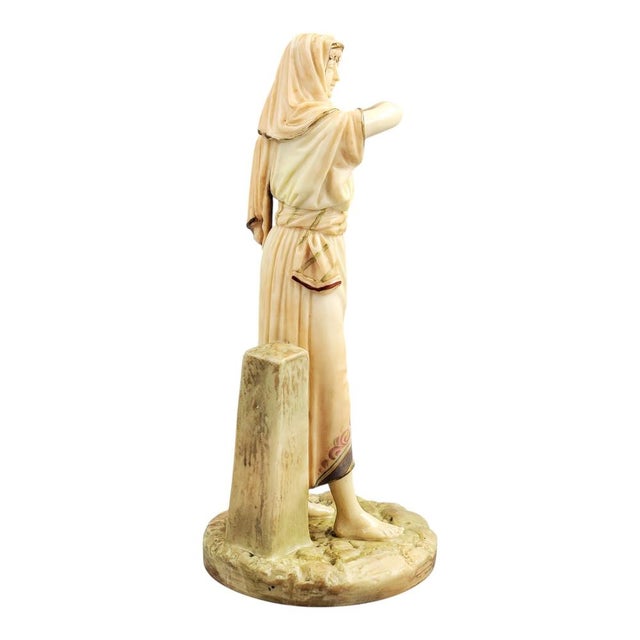 Sculptural Egyptian Figure by James Hadley for Royal Worcester, 1895 For Sale - Image 5 of 11
