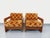 Set of Vintage Sled Chairs in Walnut and Velvet Fabric, 1970s For Sale - Image 9 of 18