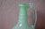 Vintage Celadon Opaline Blown Glass Ewer, 1950s For Sale - Image 3 of 10