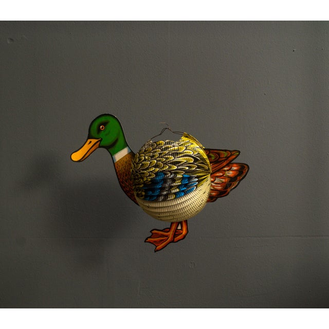 Black Paper Duck Lantern, West Germany, 1960s For Sale - Image 8 of 14