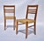 Mid-Century Modern 1940s Pair of Rope & Beech Wood Chairs Attributed to Frida Minet & Adrien Audoux for Vibo Vesoul For Sale - Image 3 of 10