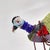 Yoruba beaded bird figure from Nigeria, created in the artistic traditions of the Yoruba people, a culture renowned for...