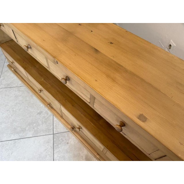 Rustic Chest of Drawers in Softwood For Sale - Image 14 of 18