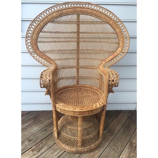 Vintage Peacock Chair Chairish