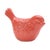 Contemporary Ceramic Floral Bird Figurine (Set of 6) For Sale - Image 3 of 7