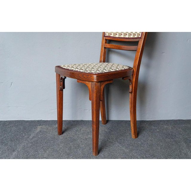 Art Nouveau No. 715 Chair by Gustav Siegel for J.&J. Kohn, Vienna, Austria, Early 20th Century For Sale - Image 12 of 18