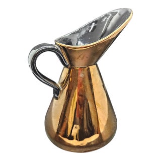 Beswick England 1553-1 Copper Colored 4.75" Porcelain Ceramic Pitcher For Sale